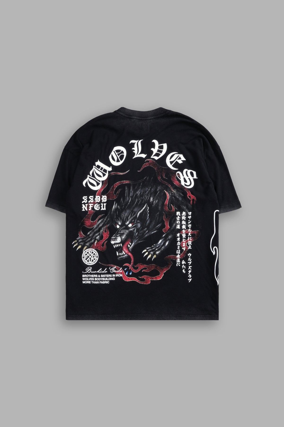Through The Fire "Premium Vintage" Oversized Tee in Black