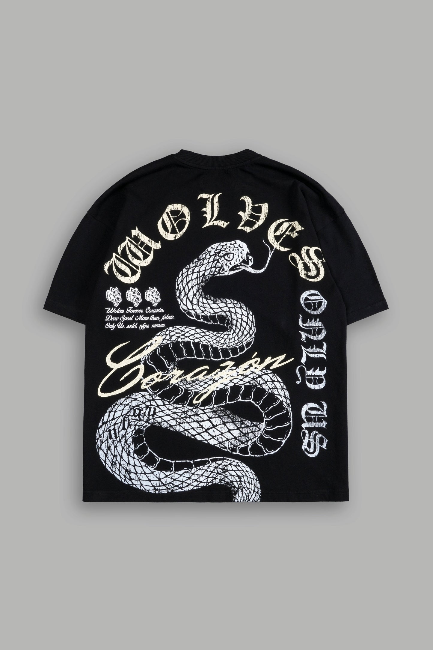 Revival "Premium" Oversized Tee in Black