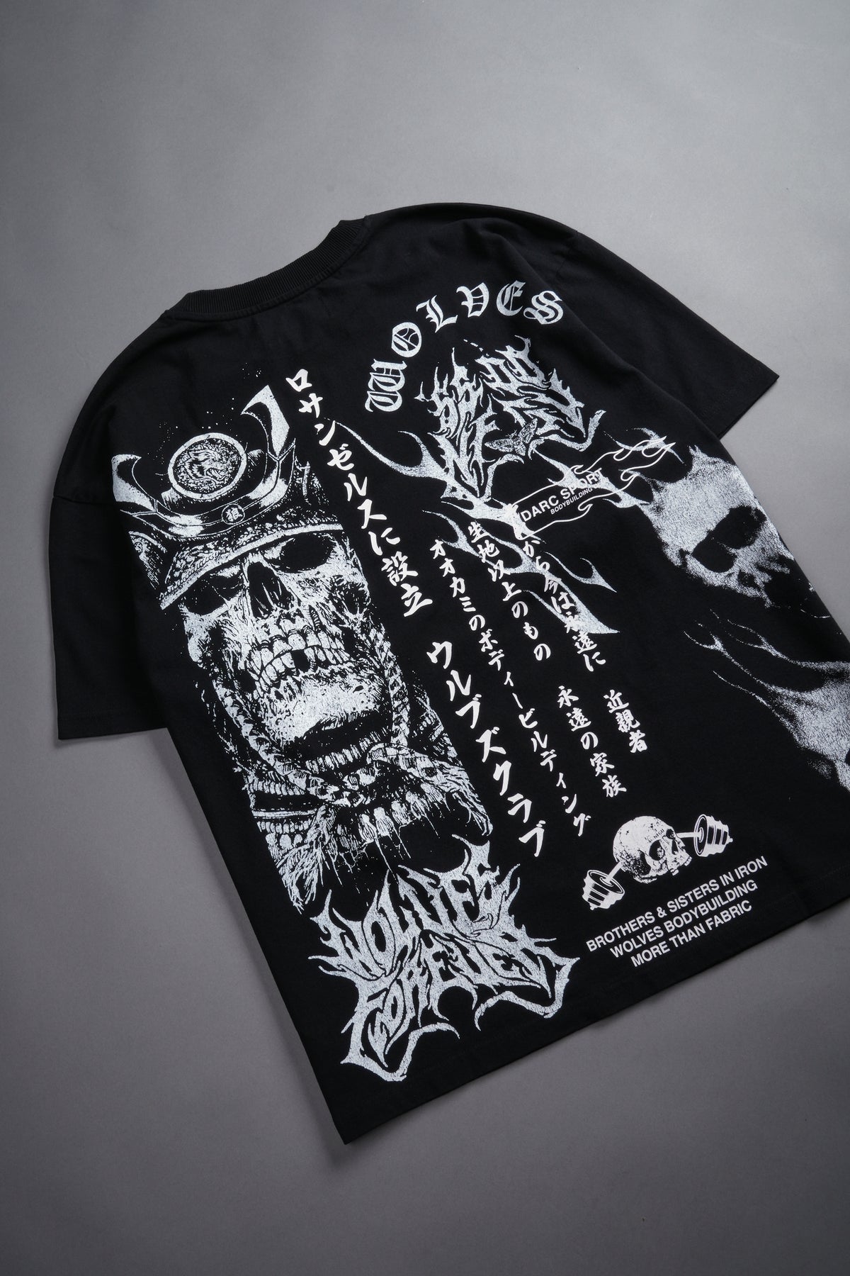 Hesh Samurai "Grunge" Tee in Black