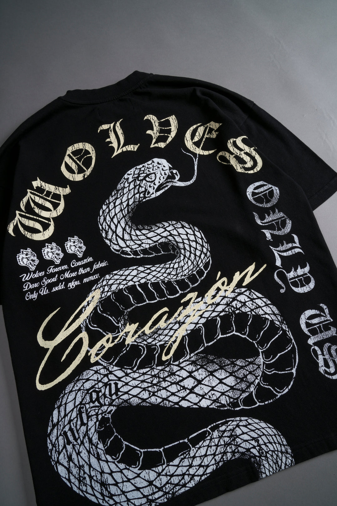 Revival "Premium" Oversized Tee in Black
