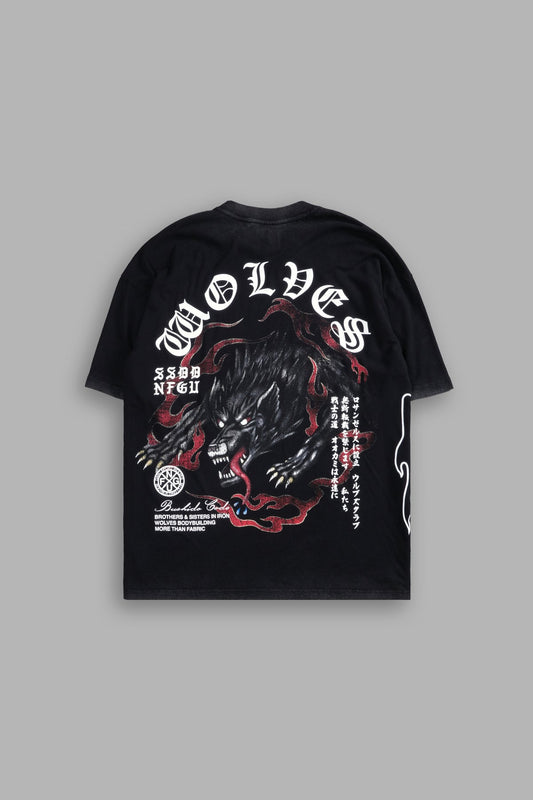 Through The Fire "Premium Vintage" Oversized Tee in Black