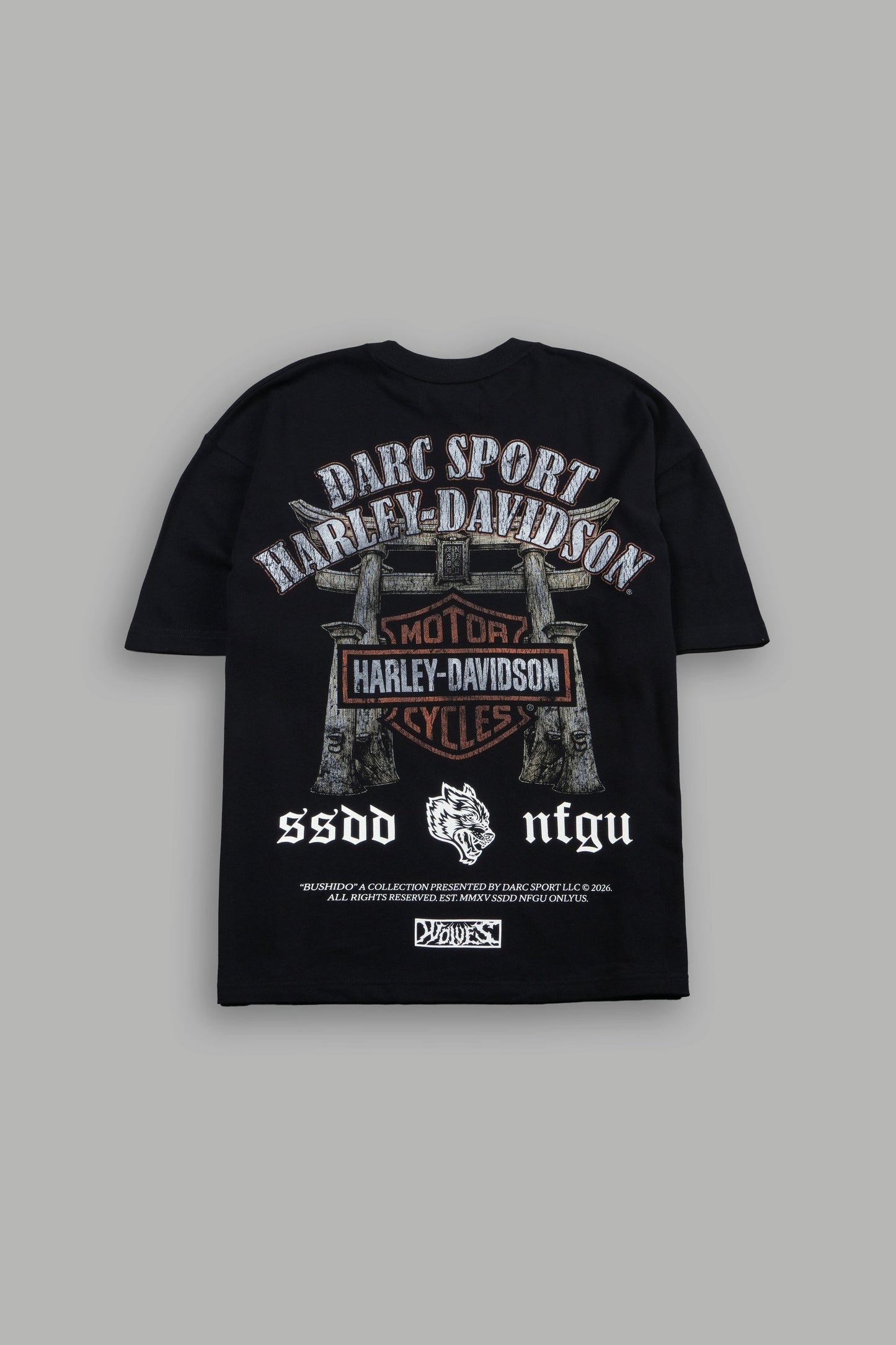 Mori Blossom Premium Tee in Black