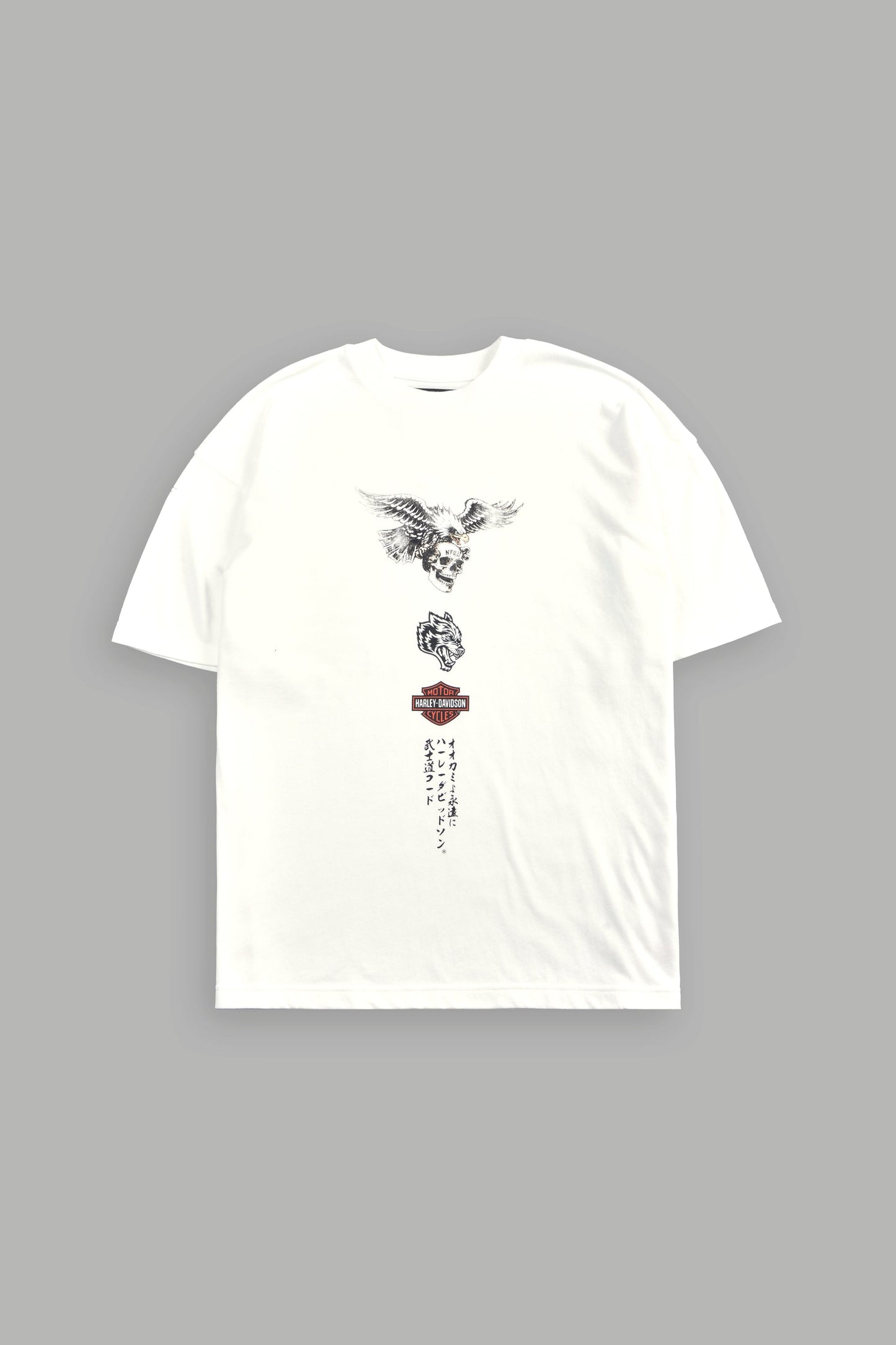 The Eagle & The Skull Premium Tee in Cream
