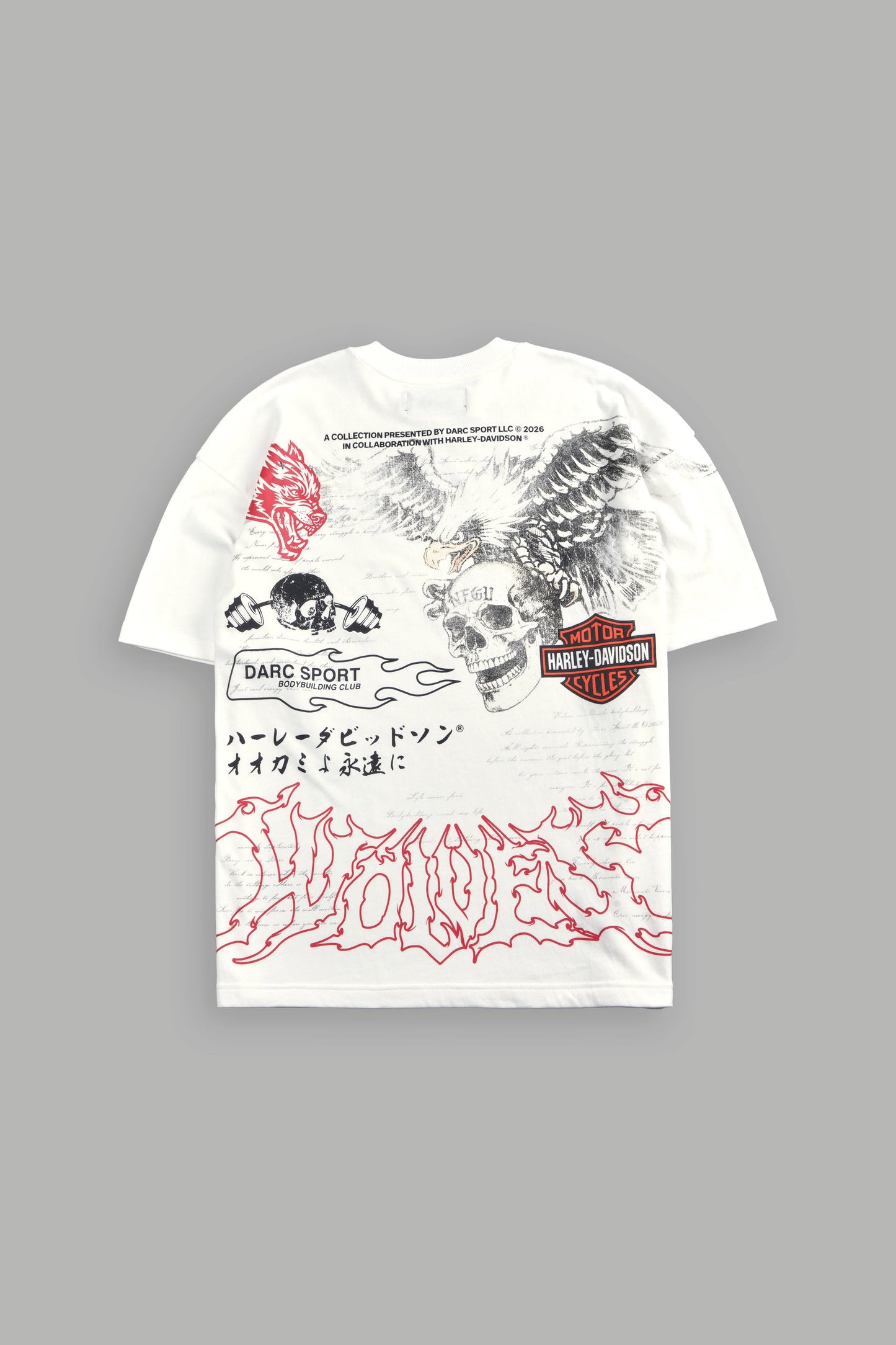 The Eagle & The Skull Premium Tee in Cream
