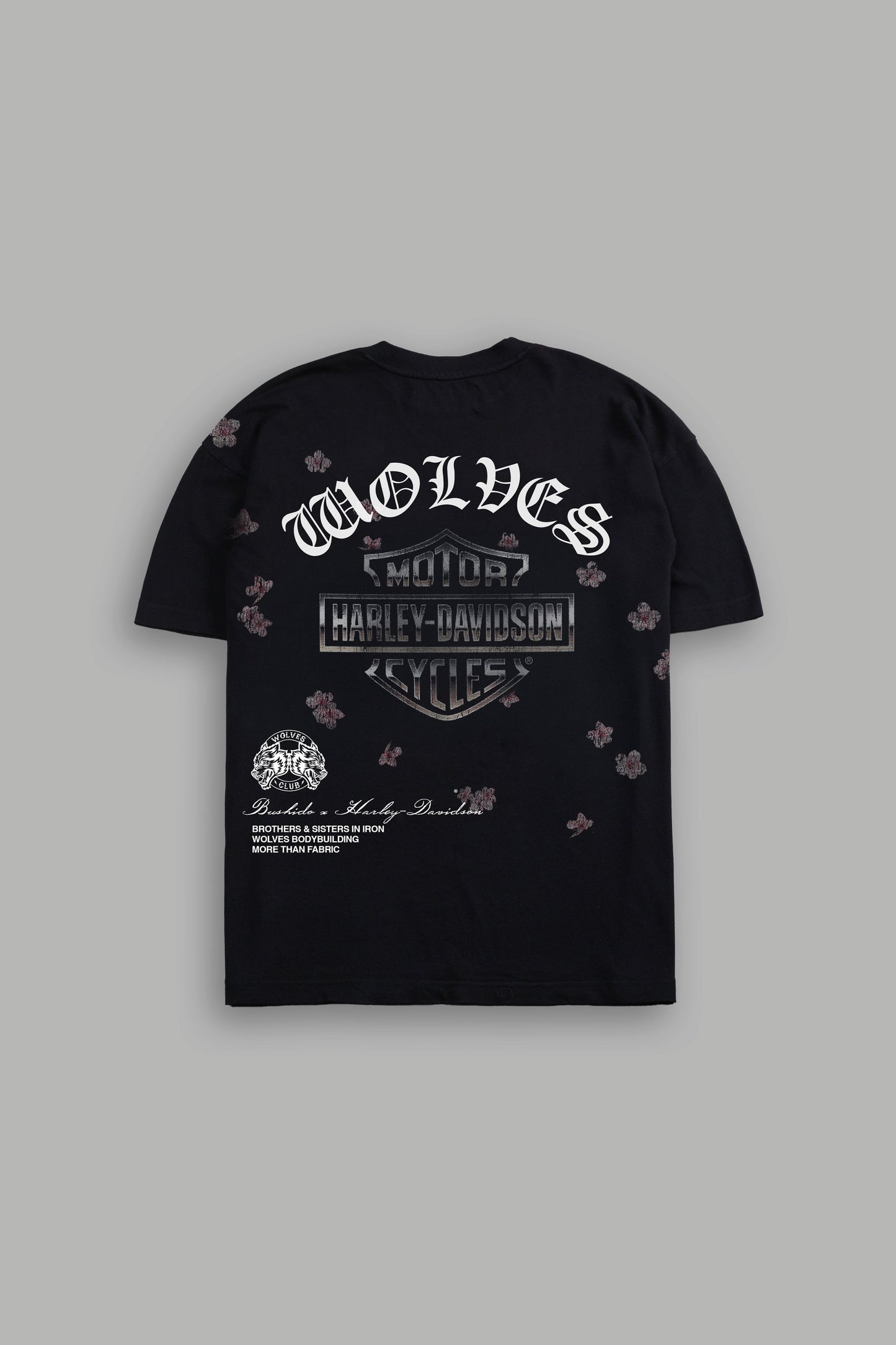 Petals In The Wind Premium Tee in Black