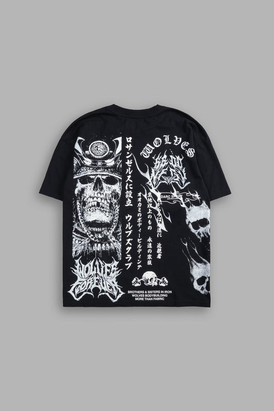 Hesh Samurai "Grunge" Tee in Black