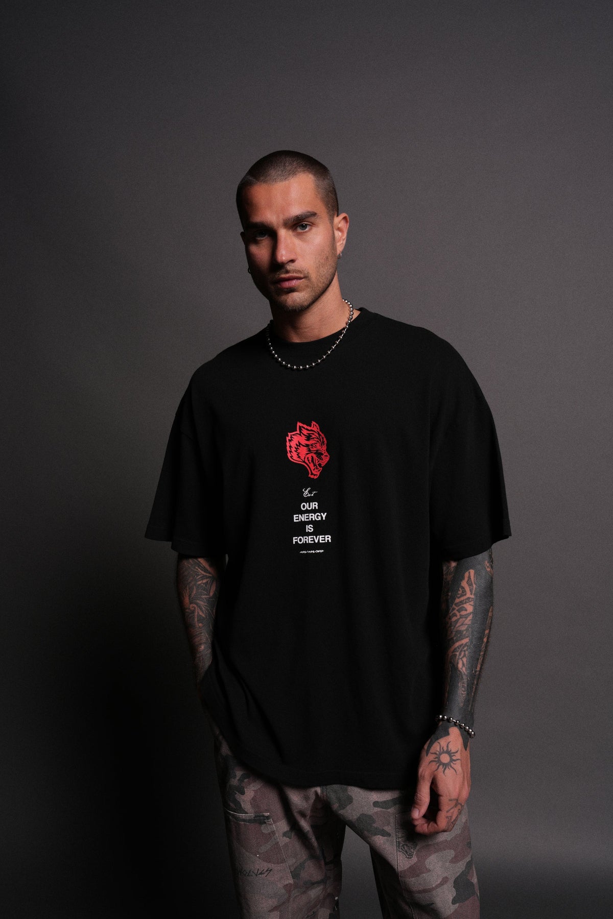 Hanma Legacy "Premium" Oversized Tee in Black