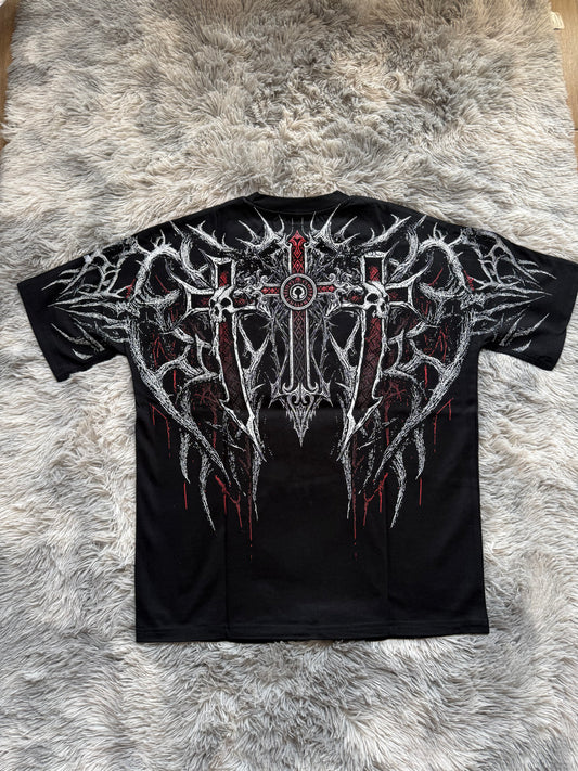 BREATHEDIVINITY Oversize Tee — Modelo 10