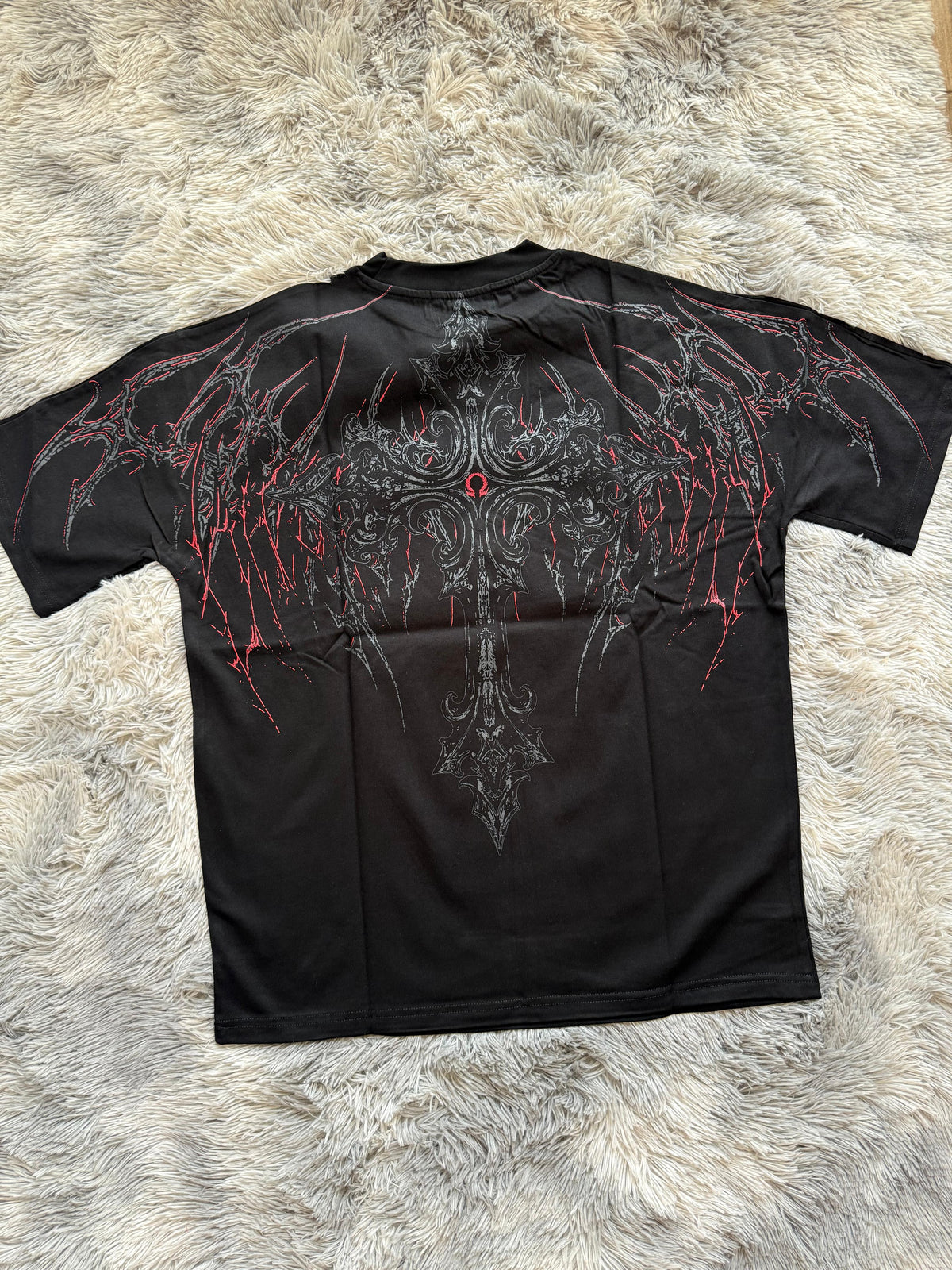BREATHEDIVINITY Oversize Tee — Modelo 04